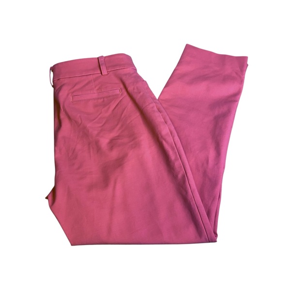 Brooks Brothers Pink Cropped Trouser Chino Ankle Pants Women’s Size 10 - Picture 4 of 13